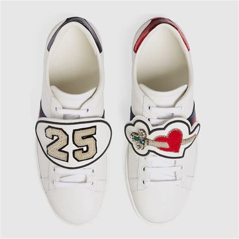 gucci ace sneakers with removable patches